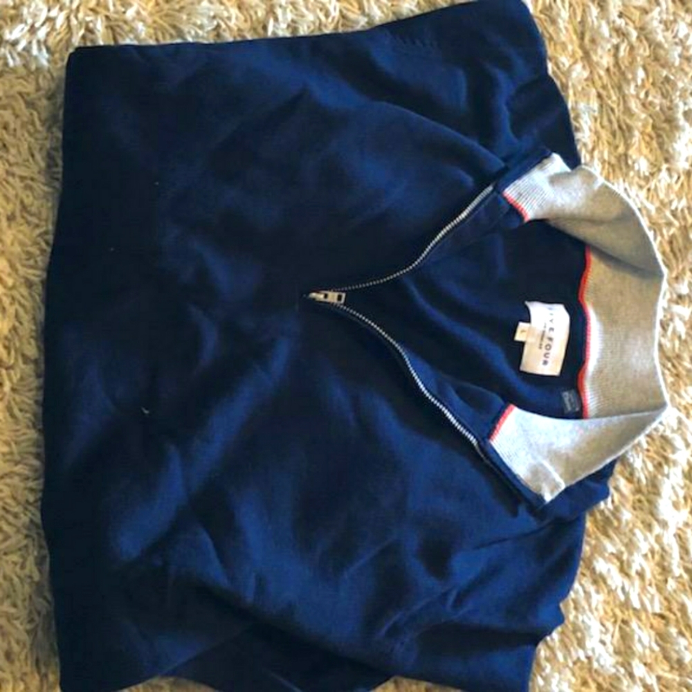 Blue sweatshirt